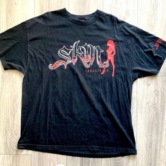 skin industries Other - VINTAGE SKIN INDUSTRIES SKATER T SHIRT